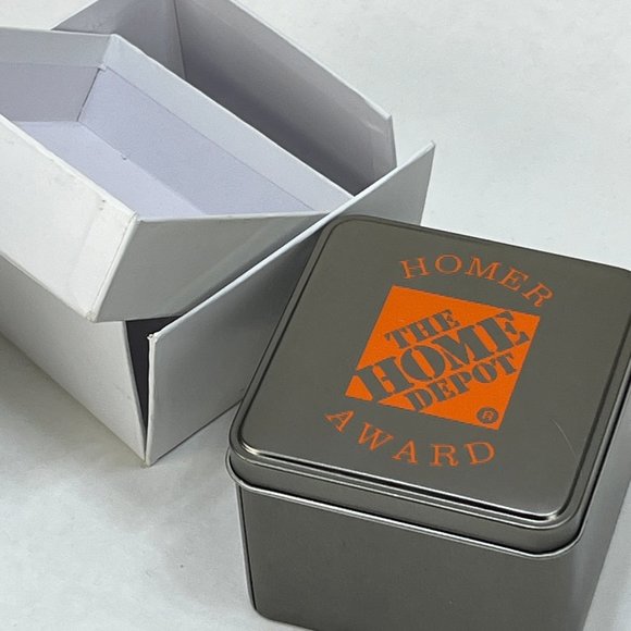 Fossil PR2043 Home Depot Homer Employee Award Watch w/ Original Tin NWT - Picture 10 of 11